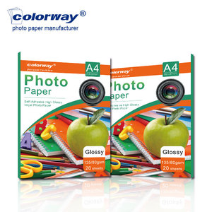 Colorway Fabrication A4 <span class=keywords><strong>A3</strong></span> 8.5 "x 11" <span class=keywords><strong>Papier</strong></span> autocollant brillant à jet d'encre <span class=keywords><strong>Papier</strong></span> autocollant autocollant personnalisé étanche de qualité transparente - Product Image 3