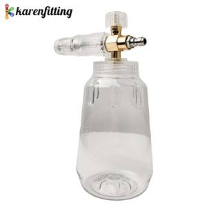 Canon à mousse transparent réglable haute pression pour lavage de voiture, accessoires pneumatiques, vente en gros usine - Product Image 1