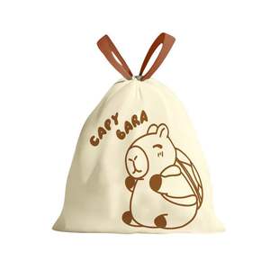 Sacs poubelles jetables en plastique à imprimé dessin animé, sans déchirure, avec fermeture à cordon, pour la maison, la cuisine, les dortoirs étudiants et l'usage domestique - Product Image 2