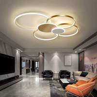 Plafonnier Led noir au design moderne Offre Spéciale, luminaire décoratif de plafond, idéal pour un salon ou une maison, vente en gros, nouveauté 2022
