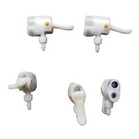 Adaptateur de pompe à vélo multi-usage avec levier de verrouillage, buse de gonflage, raccord fileté pour tuyau en plastique