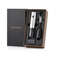 Tire-bouchon électrique automatique noir pour outil de bar de cuisine personnalisé en gros pour restaurant fête maison