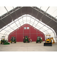 Carpa de Almacenamiento Exterior de Aluminio para Helicópteros de Alta Calidad, Toldo de PVC de 850g en Venta
