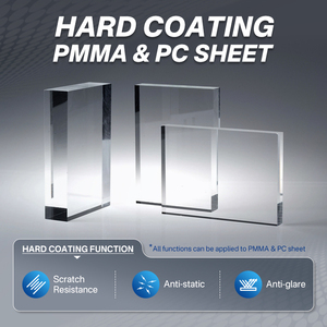 HUASHUAITE 1mm 10mm 20mm personalizado de alta calidad no antirreflejo antirreflectante acrílico Perspex hoja antideslumbrante antirreflectante - Product Image 3