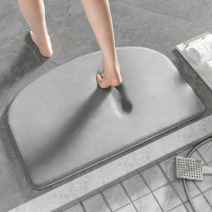 Tapis de bain en mousse à mémoire de forme, antidérapant, doux et absorbant, lavable en machine, pour la maison, l'hôtel et le dortoir (vente en gros) - Product Image 5