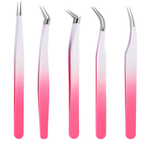 <span class=keywords><strong>Pinzas</strong></span> de extensión de pestañas <span class=keywords><strong>con</strong></span> punta de fibra de etiqueta privada <span class=keywords><strong>Pinzas</strong></span> de pestañas de volumen de agarre perfecto - Product Image 5