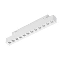 Lumière de grille magnétique anti-éblouissement 6W 12W 18W LED DC48V Lumières de piste carrées COB Zigbee Dim Système intelligent en aluminium Garantie 5 ans