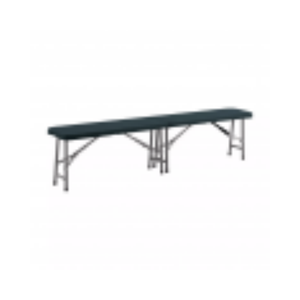 Banc pliant moderne en plastique gris anthracite, support renforcé en HDPE, résistant aux UV, adapté aux pique-niques, aux événements et à la vie communautaire en intérieur et en extérieur - Product Image 1