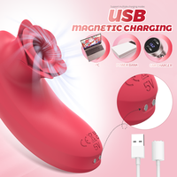 S-hande Erwachsenen-Sexspielzeug Brustsauger Rosen-Vibrator Weibliche Klitoris-Stimulation Brustwarzen-Massagegerät für Frauen Großhandel
