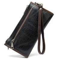 Pochette de soirée vintage de luxe en cuir de vache véritable pour femmes bandoulière mode avec fermeture à glissière pour les fêtes