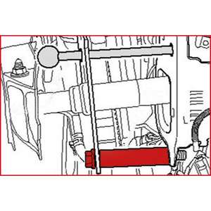 KS TOOLS - 150.3012 Tige de masque avant pour moteur VAG - EAN 4042146224939 ET JEU DE DISTRIBUTION - Product Image 1