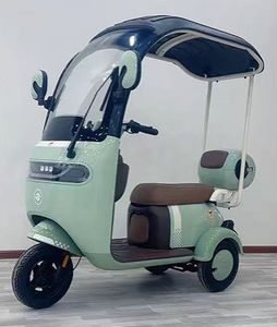 Tricycle électrique pour adultes avec auvent, scooter de mobilité à 3 roues résistant aux intempéries avec toit, pare-soleil et essuie-glaces - Product Image 6