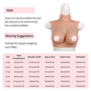 <span class=keywords><strong>Drag</strong></span> <span class=keywords><strong>Queen</strong></span> payudara silikon realistis bentuk payudara B-G piring Payudara payudara palsu Payudara palsu untuk crossdresser - Product Image 6