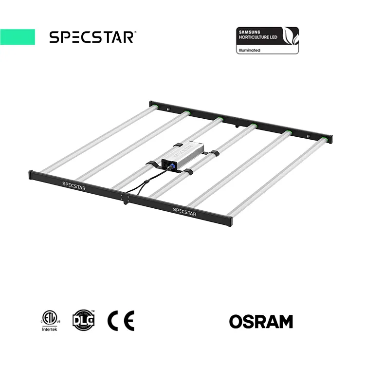 Specstar Indoor Vertical Farming Daisy-Chain 4X4 4X6 645 Watts 960 Watts Dimmable LED Grow Light