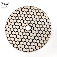 Disque de polissage à la résine sèche, diamanté, souple et efficace LITTLE ANT 150 mm (6 pouces) pour le polissage des comptoirs en pierre synthétique de quartz