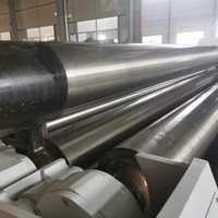 Machine à cintrer les tôles à 3 rouleaux mécaniques W11 8 2500 homologuée CE de l'usine ANXIN pour le pliage des tôles en acier au carbone