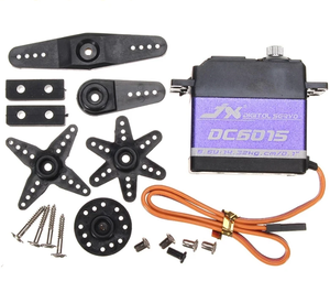 Hot JX Servo Dc6015 15Kg Nhôm Kim Loại Bánh Răng Lõi Tiêu Chuẩn Kỹ Thuật Số Servo Cho RC Bay Không Người Lái Xe Uav Máy Bay Crawler Buggy Robot - Product Image 2