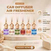 Diffuseur de parfum pour voiture avec logo personnalisé, parfum d'ambiance pour voiture, aromathérapie, parfum longue durée, vente en gros OEM pour l'intérieur des véhicules, parfum de voiture personnalisé