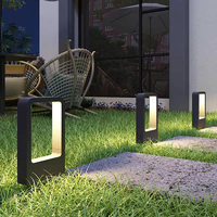 Lámpara de Jardín Moderna y Minimalista, Resistente al Agua, de Aluminio, para Paisajes, Villas, Jardines, Patios