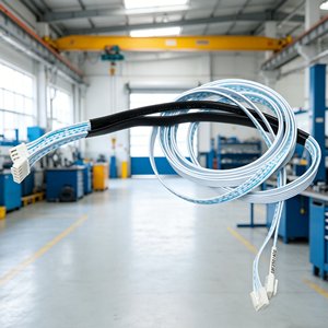 Harness Kabel Pita Datar Multi-Pin Kustom dengan Perlindungan Heat-Shrink untuk Papan Kontrol Pendingin & Peralatan Rumah Tangga - Product Image 5