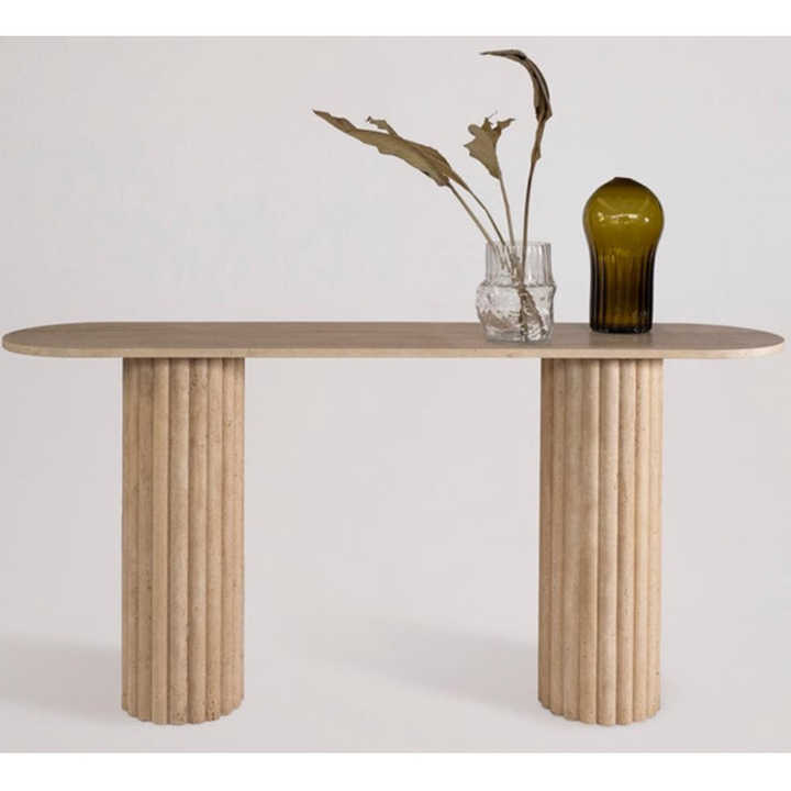 大理石 オニキス 支柱花瓶台 置台 サイドテーブル 飾り台