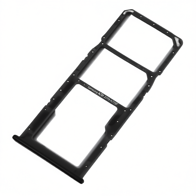 SIM Card Tray Replacement ABS Material for A71 2019 Model A715F-Black