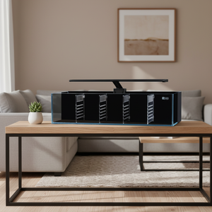 Luxury Small 5L <strong>Discus</strong> <strong>Aquarium</strong> with Glass &amp; Acrylic 5W Power Modern Design for Indoor Living/Dining/Kitchen Space Efficient - Product Image 4