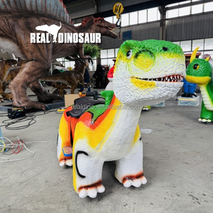 Voiture à pédales dinosaure personnalisée à monnayeur pour enfants, trottinette dinosaure télécommandée pour centres commerciaux - Product Image 3