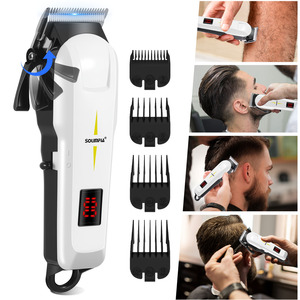 Solimpia HT-830 Nouvelle tondeuse à <span class=keywords><strong>cheveux</strong></span> électrique rechargeable pour la maison et le salon, tondeuse à <span class=keywords><strong>cheveux</strong></span> pour hommes - Product Image 3