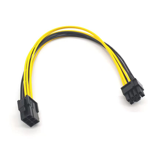 Câble adaptateur d'alimentation PCIe 6 broches vers 8 broches, convertisseur PCI-e 6 broches femelle vers 8 broches mâle pour carte graphique GPU - Product Image 3