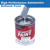 Peinture automobile en résine acrylique extra grossière argentée 1K, directement de l'usine, avec diluant assorti pour la réparation de carrosserie automobile