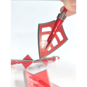 125 grano aluminio ranurado tiro con arco caza flechas puntas Accesorios - Product Image 5