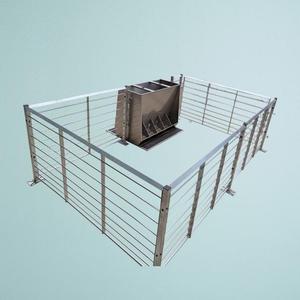 Nouvelle cage d'engraissement pour porcelets certifiée qualité, en acier galvanisé à chaud durable, taille personnalisable, longue durée de vie, complète - Product Image 2