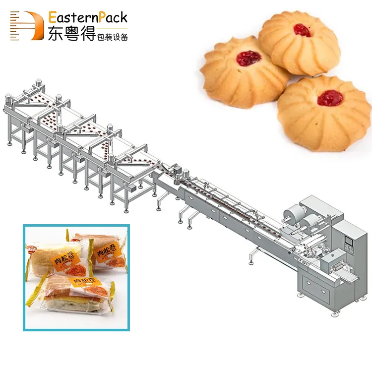 Automatic Bread Soap Packing Whey Protein In Can Horizontal Vegetable Cutter And Packaging Machine