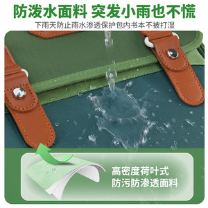 Sesame Baby <b>Student</b> <b>Backpack</b> 15 Inches Large Capacity Unisex School Bag Solid Color Lightweight Design - Product Image 3