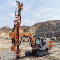 Foreuse hydraulique mobile sur chenilles APCOM ZEGA T635, équipement de forage pour l'exploration en surface avec marteau perforateur