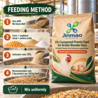 Prémélange composé de minéraux et d'oligo-éléments à 5 % Jinmao pour poulets de chair et poules reproductrices pendant la période de ponte