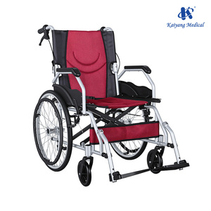 Fauteuil roulant manuel pliable léger en aluminium portable pour adultes, personnes âgées et handicapées, prix du fauteuil roulant - Product Image 4