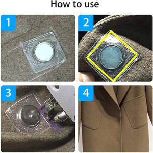 Botón Magnético de PVC/TPU Oculto para Ropa, Botón Magnético de Neodimio Permanente y Resistente para Coser en la Ropa, Muestra Gratuita - Product Image 5