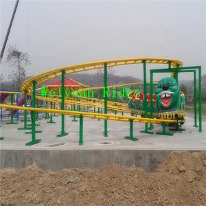 Train miniature Caterpillar Roller Coaster très populaire pour enfants, idéal pour les aires de jeux intérieures et les parcs d'attractions familiaux - Product Image 5