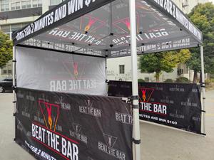 Custom Logo Printed 3X3 Folding Advertising Outdoor Trade Show <b>Canopy</b> Stretch <b>Tent</b> - Product Image 3