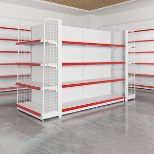Estantería de Exhibición para Supermercados, de Uso Ligero, de Una o Dos Caras, Ajustable, para Tiendas - Product Image 1