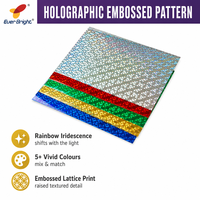 Factory Direct Craft Customized Color Holographic Glitter Paper Cardstock Paper&Paperboard in Vibrant Colors