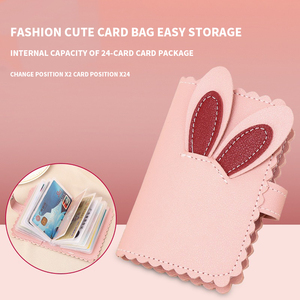 Mignon lapin oreilles <span class=keywords><strong>carte</strong></span> bancaire porte-<span class=keywords><strong>carte</strong></span> d'identité <span class=keywords><strong>anti</strong></span>-<span class=keywords><strong>NFC</strong></span> vol multi-<span class=keywords><strong>carte</strong></span> fente mini dames porte-<span class=keywords><strong>carte</strong></span> - Product Image 5