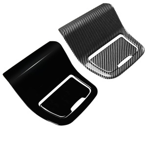 AMP-Z Rear Air Vent Mask Carbon Fiber Texture ABS Glue Tape Installation For Mercedes-Benz E-Class W214 2024+ - Product Image 3