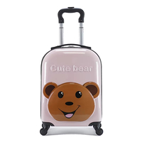 Maletas de Viaje Ligeras con Ruedas Giratorias y Cierre ABS para Niños, con Colores Personalizados e Impresión de Logotipo Personalizado