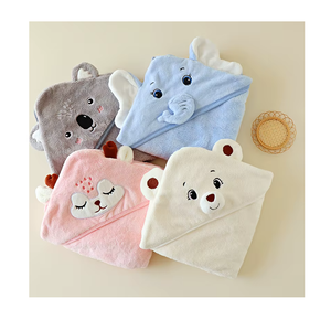 Producto en Oferta, Secado Rápido, Bordado Personalizable, Suave, al por Mayor, Bonito, con Capucha para Bebé, Microfibra, Diseño de Dibujos Animados, a Prueba de Niños, de Lujo - Product Image 1