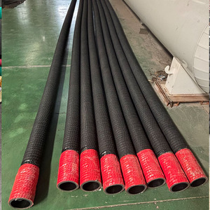Tuyau d'aspiration de sable rouge en spirale de fil d'acier <span class=keywords><strong>KINSEY</strong></span> 10m 9.8mm d'épaisseur de paroi pour l'extraction d'or alluvial du Ghana et du Nigéria dans la boue de rivière - Product Image 3