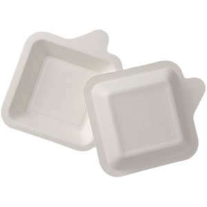 Customizable white square disposable food <b>trays</b>/tablets suitable for bakery takeout - Product Image 5