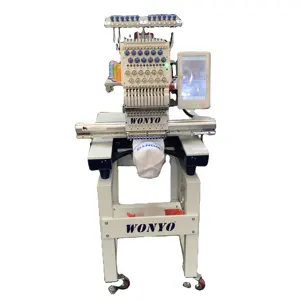 NEW 15 colors single head cross stitch embroidery machine with quality embroidery